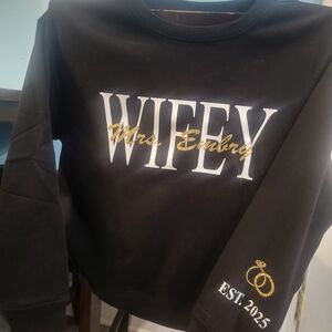 Black 'Wifey' Sweatshirt